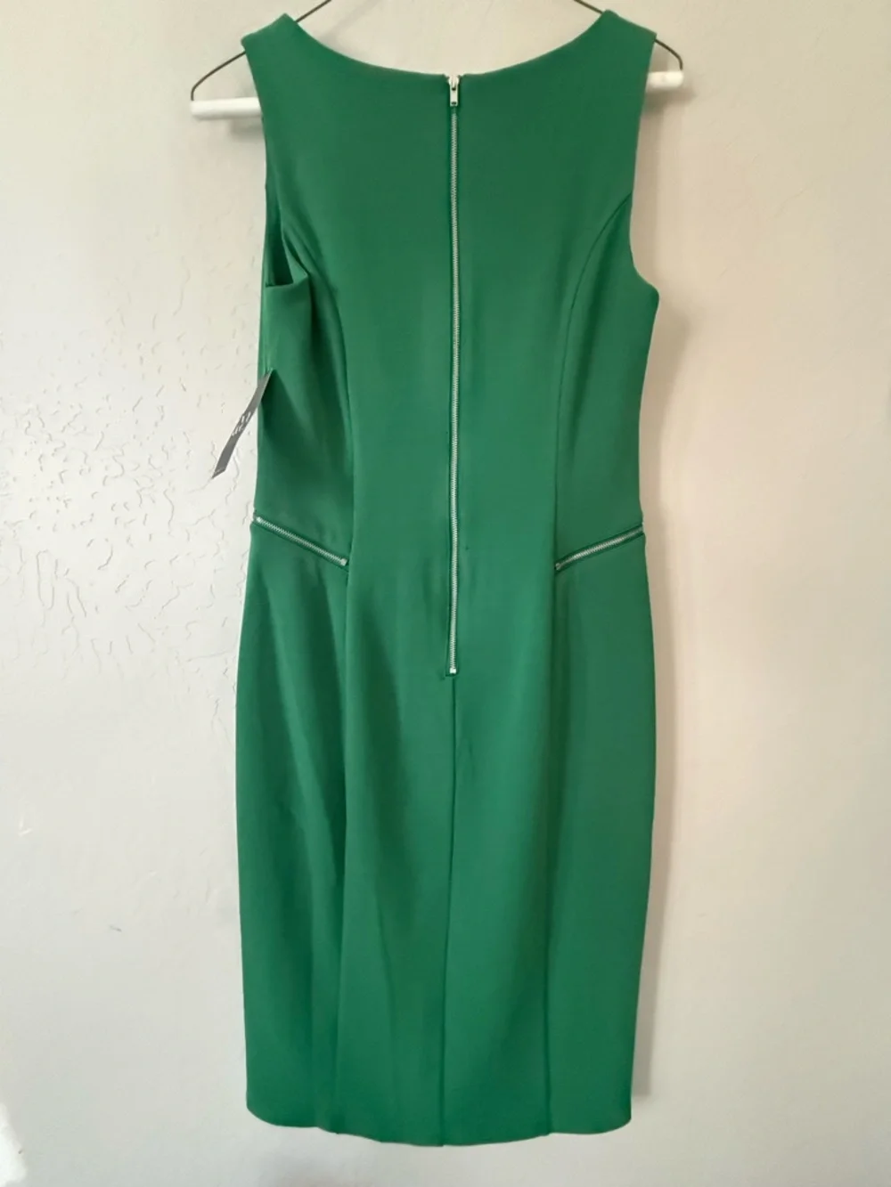 New York & Company Sleeveless Emerald Green Sheath Dress XS X-Small - Picture 8 of 10